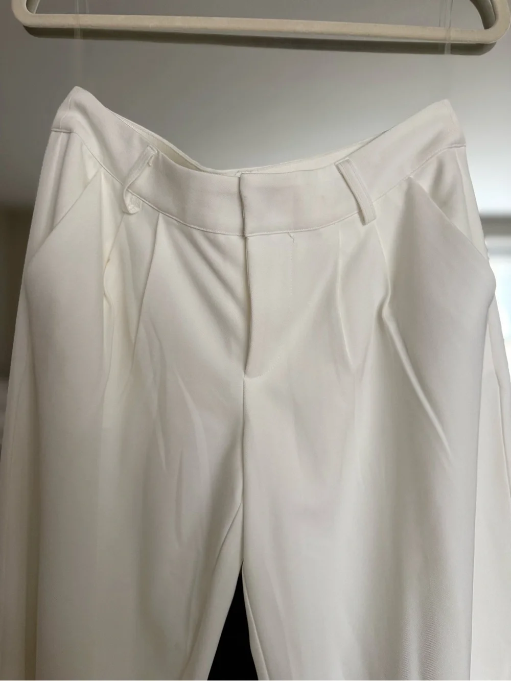 Peppermayo Samuel Low Rise Suiting Pants in White